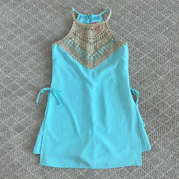 Lilly Pulitzer Pearl Romper size 00 excellent condition - Picture 3 of 7